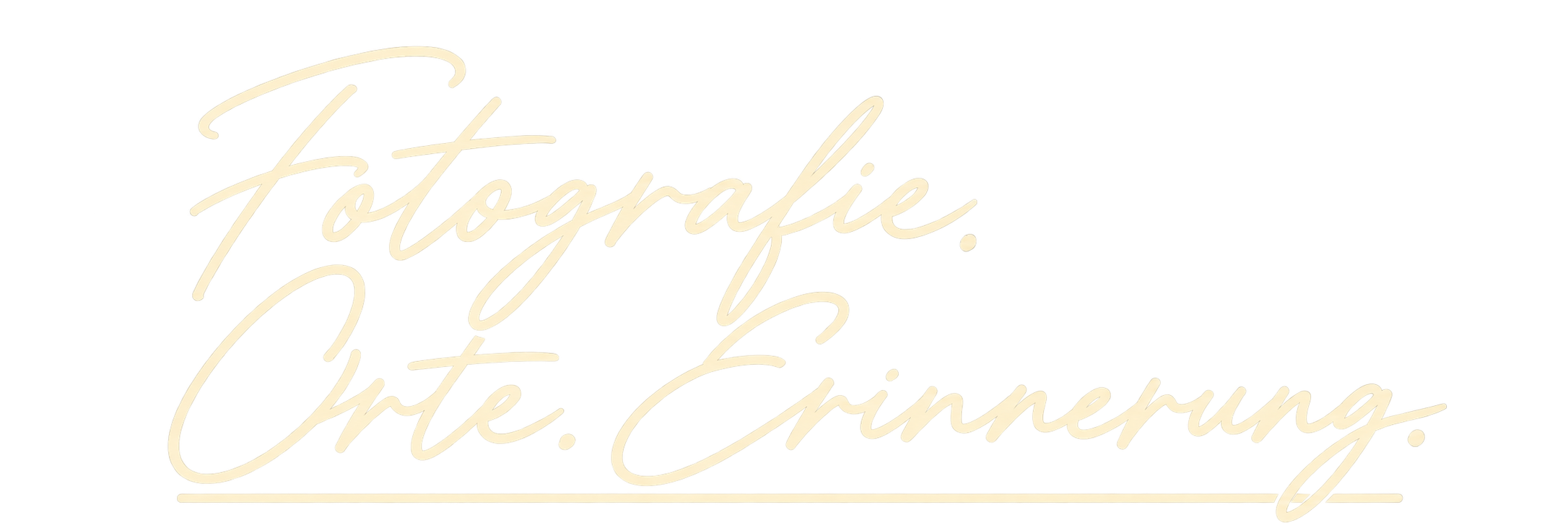 Fotografie. Orte. Erinnerung.