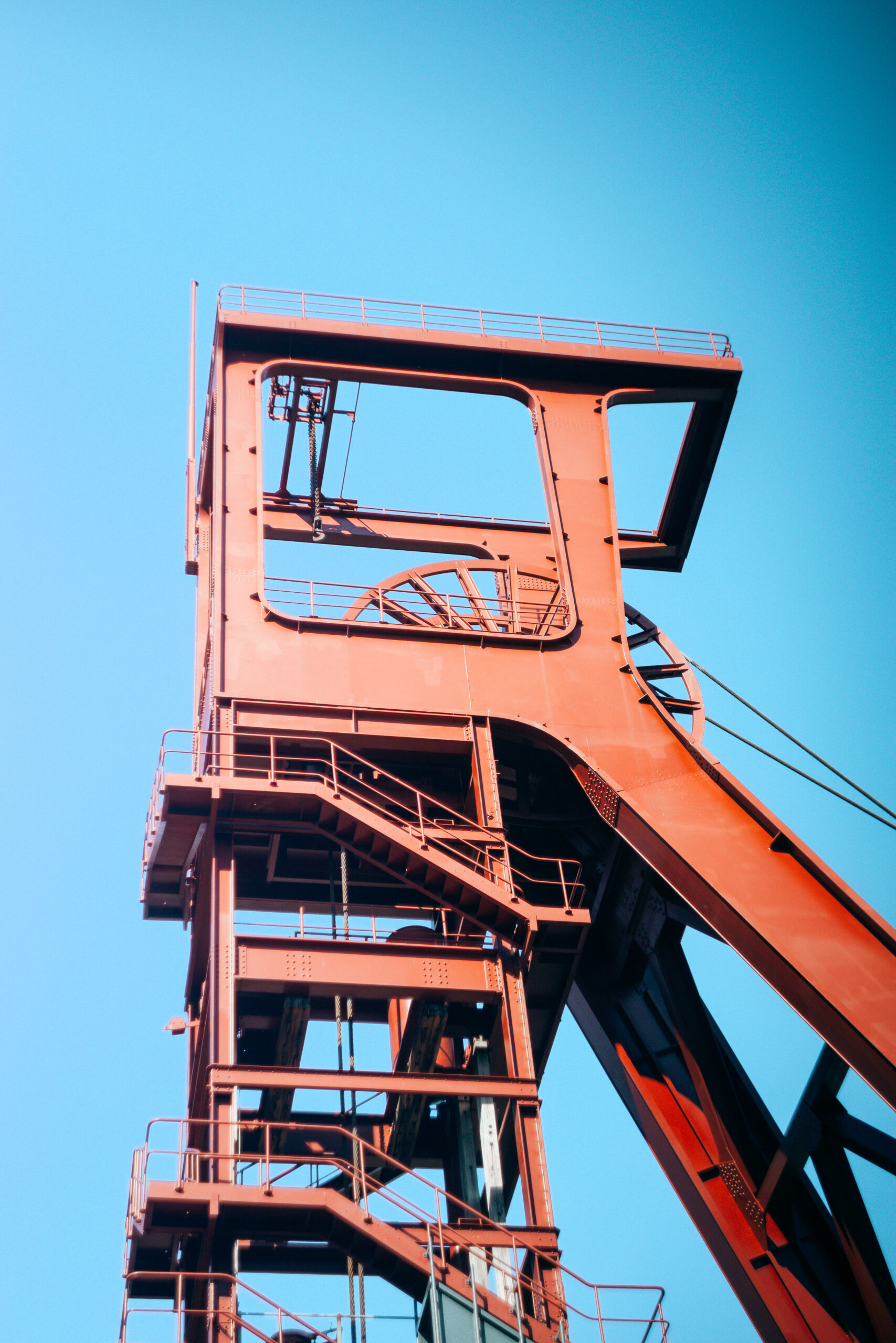 Industriearchitektur der Zeche Zollverein in Essen